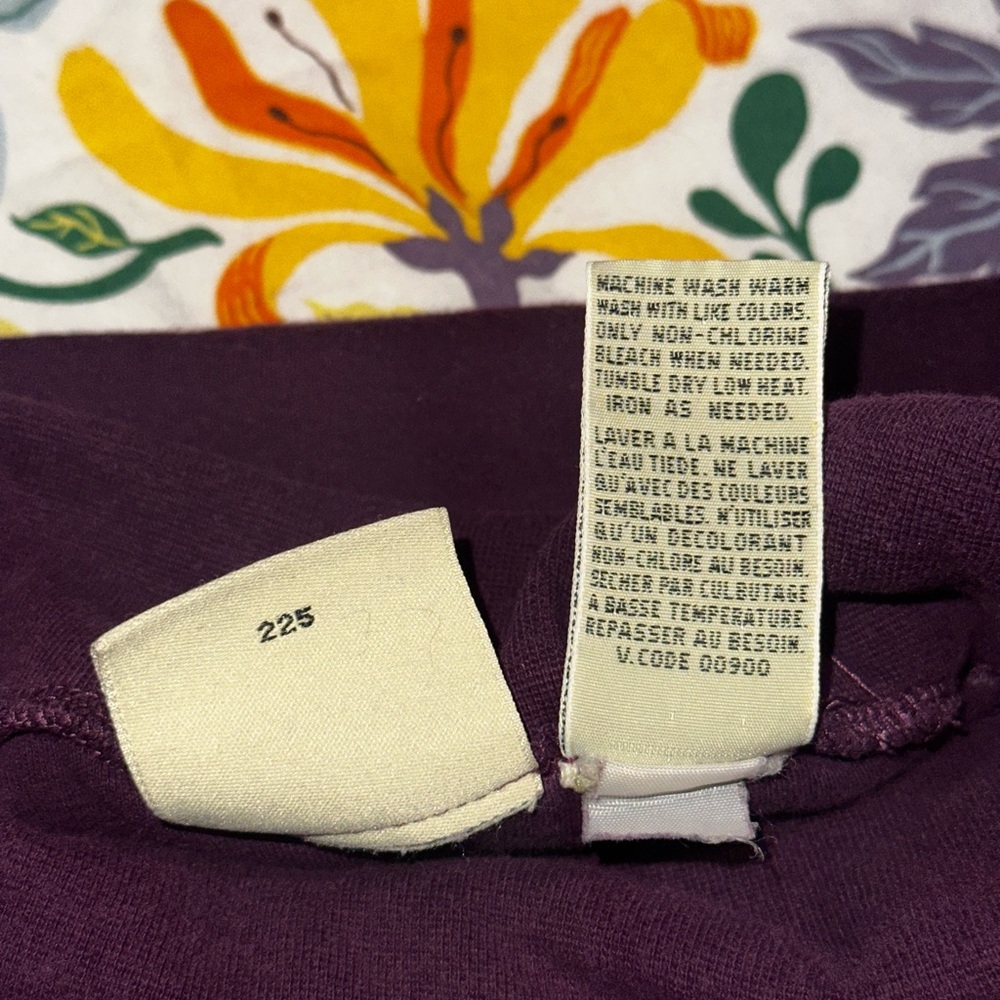 Eddie Bauer Women's Dark Purple Long Sleeve Turtleneck - Picture 3 of 5